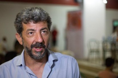 El director de cine espanyol Alberto Rodríguez, durant la mostra.