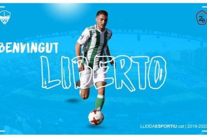 El Lleida incorpora al delantero Liberto, cedido por el Betis