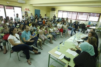 El col·legi Camps Elisis, a la imatge, passarà d’una a dos línies.