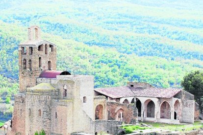 Imatge d’arxiu de la col·legiata de Sant Pere d’Àger.