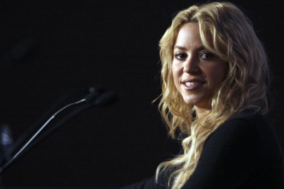 La cantante Shakira. 