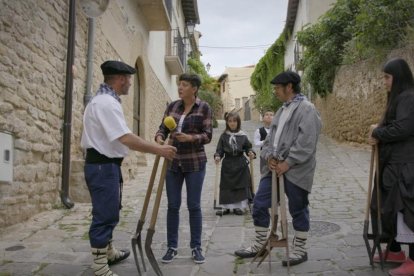 Eva Hache, a Artajona.