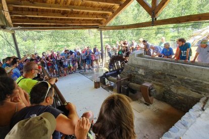 Durante el certamen se abrió la antigua carbonera para ser visitada por el público. 