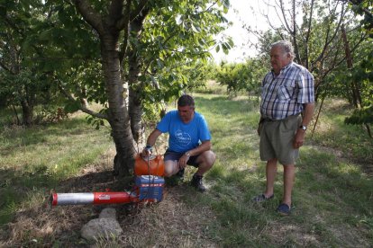 Un d’aquests aparells a l’Horta de Lleida fa dos anys.