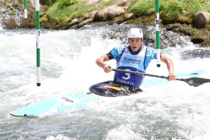 Pau Etxaniz logró ayer su segunda medalla en el Europeo después del bronce por equipos.