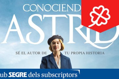 El cartell de la pel·lícula 'Conociendo a Astrid' protagonitzada per Alba August.