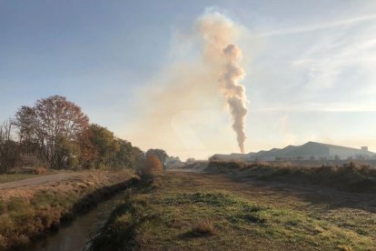 Fum aquesta setmana del complex de General d'Olis.