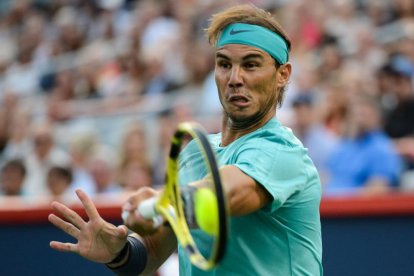 Rafa Nadal, en el seu partit contra l’argentí Pella.