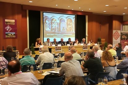 Acto inaugural ayer de la décima edición de las Jornades d’Història de Les Avellanes.