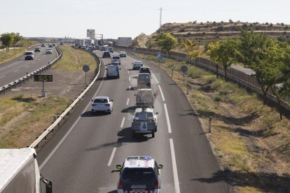 La marxa lenta ha sortit de Torrefarrera i ha anat fins a Barcelona per l'A-2.