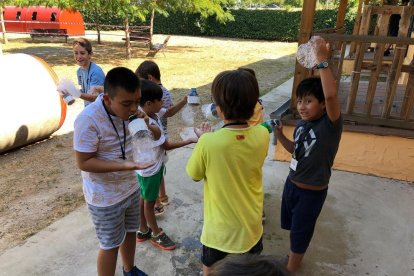 Una de las actividades que se han llevado a cabo en el proyecto Estiu de Joc en Lleida. 