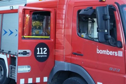 Un camión de los Bomberos