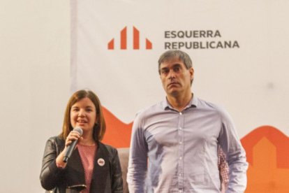 Sara Bailac i Xavier Eritja ahir a Bellpuig.