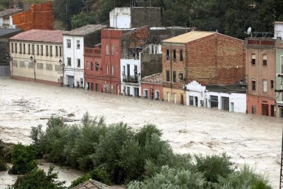 Una vista del río en Ontinyent este jueves.