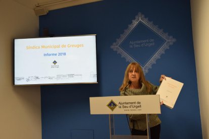 Anna Martí va fer públic ahir l’informe del 2018.