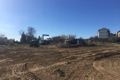 Los trabajos de la finca donde irá la nueva residencia.