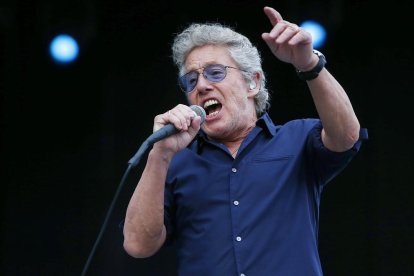 El vocalista de la banda, Roger Daltrey, durante un concierto.