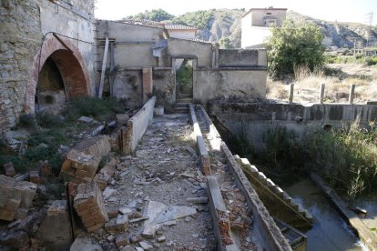 Imagen de archivo de la minicentral de Mitasa en Alfarràs.