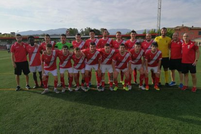 La plantilla tot just s’ha modficat i ja s’ha posat a les ordres de Rubén Fernández, el nou tècnic.