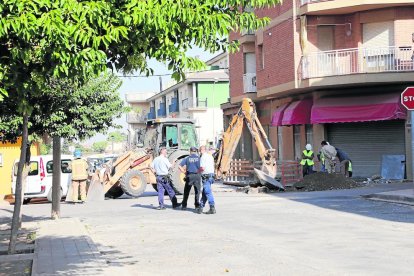 Imatge de la zona de l’incident poc després de la fuga.