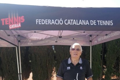 Antonio Carreño, campió de Catalunya de tenis veterà