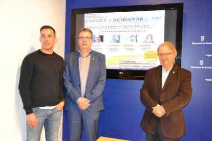 Xavier Estrada, Joan Talarn y Paco Cerdà, ayer durante la presentación de la Masterclass.