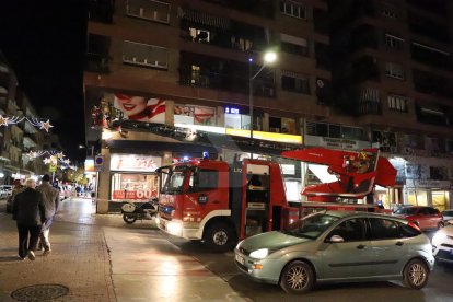 Cauen trossos de façana de la Gremial de Lleida