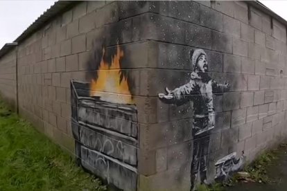 Imagen del mural reivindicativo en Port Talbot, en Gales. 