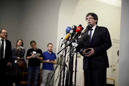 Puigdemont, ahir a Copenhague