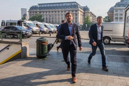 L'exconseller Toni Comín, a Bélgica.