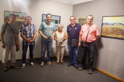 Imagen de la inauguración de la muestra el pasado viernes.