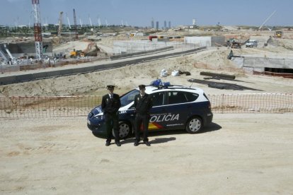 Foto de archivo de la construcción de la Ciudad de la Justicia.