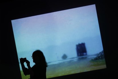 Arte audiovisual de Bill Viola, ayer en La Pedrera de Barcelona.