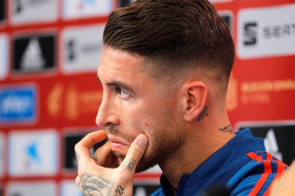 Sergio Ramos, capità del Madrid i de la selecció espanyola.