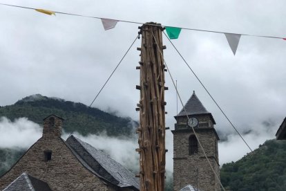 L’Haro està preparat per a la festa del foc d’aquesta nit.