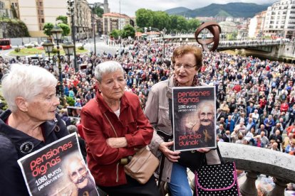 Els pensionistes continuen protagonitzant protestes.