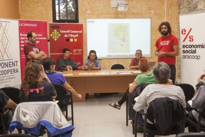 Imagen de la jornada que se celebró ayer en el consell del Urgell.