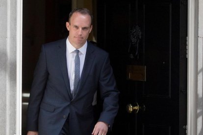 El ministro británico para el “Brexit”, Dominic Raab.