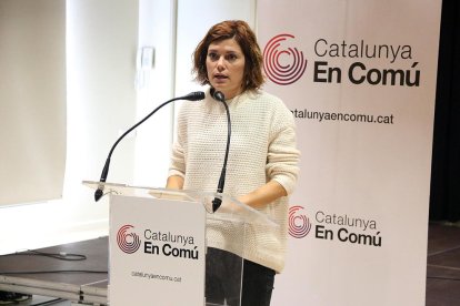 La número dos de los “comuns”, Elisenda Alemany. 