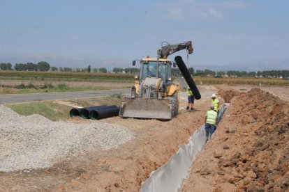 Las obras han empezado por la renovación de la red hidráulica. 