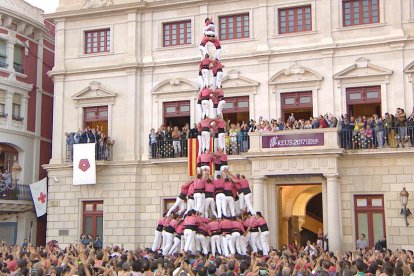 Imagen de una ‘Diada Castellera’ celebrada en Reus, en una edición anterior.