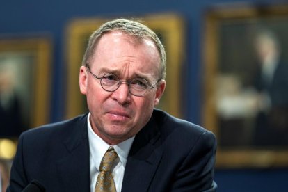 Mick Mulvaney, jefe de Gabinete de La Casa Blanca.