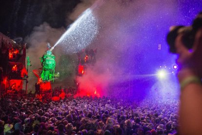 Escena cabdal de la festa de l’Aquelarre de Cervera, l’any passat.