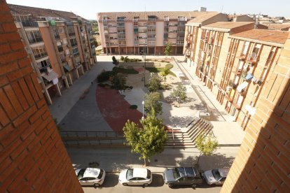 Aspecte actual de la plaça Balàfia, ahir a la tarda.