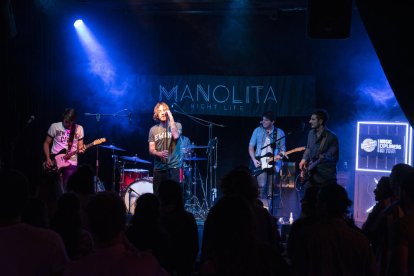 Un moment del concert de Marlon divendres a Lleida.