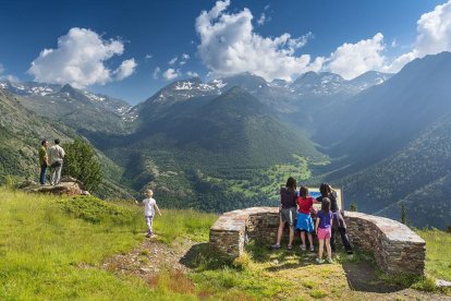 Una vista del Parque Natural del Alto Pirineo.