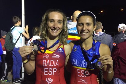 De izquierda a derecha, Natàlia Badia y Anna Vallverdú.