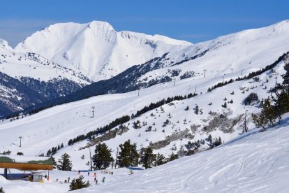 Estado de las pistas de Baquiera Beret, en la Val d’Aran.