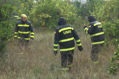 Efectius de l’UME participen en la recerca de la jove, que s’estén per diversos municipis.