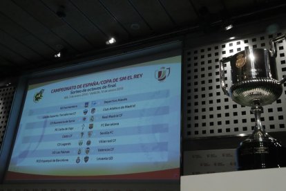 Els encreuament de les semifinals de la Copa del Rey.